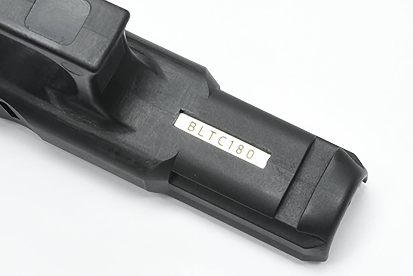 GUARDER ステンレス シリアルナンバータグ オリジナル刻印(BLTC180) [東京マルイ GBB G19 Gen5 MOS用]