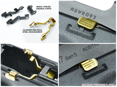 GUARDER スチール ワンピース アンビスライドストップ for マルイ G17Gen5 MOS [カラー：ブラック / ゴールド / レッド / シルバー]