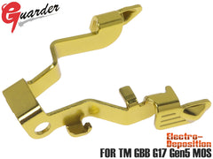 GUARDER スチール ワンピース アンビスライドストップ エクステンデッドver for マルイ G17 Gen5 MOS [カラー：ブラック / ゴールド / レッド / シルバー]