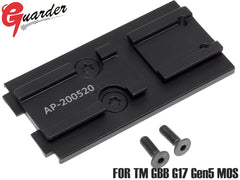 GUARDER スチールCNC オプティックマウント for マルイ G17 Gen5 MOS [適合：RMR / ACRO]