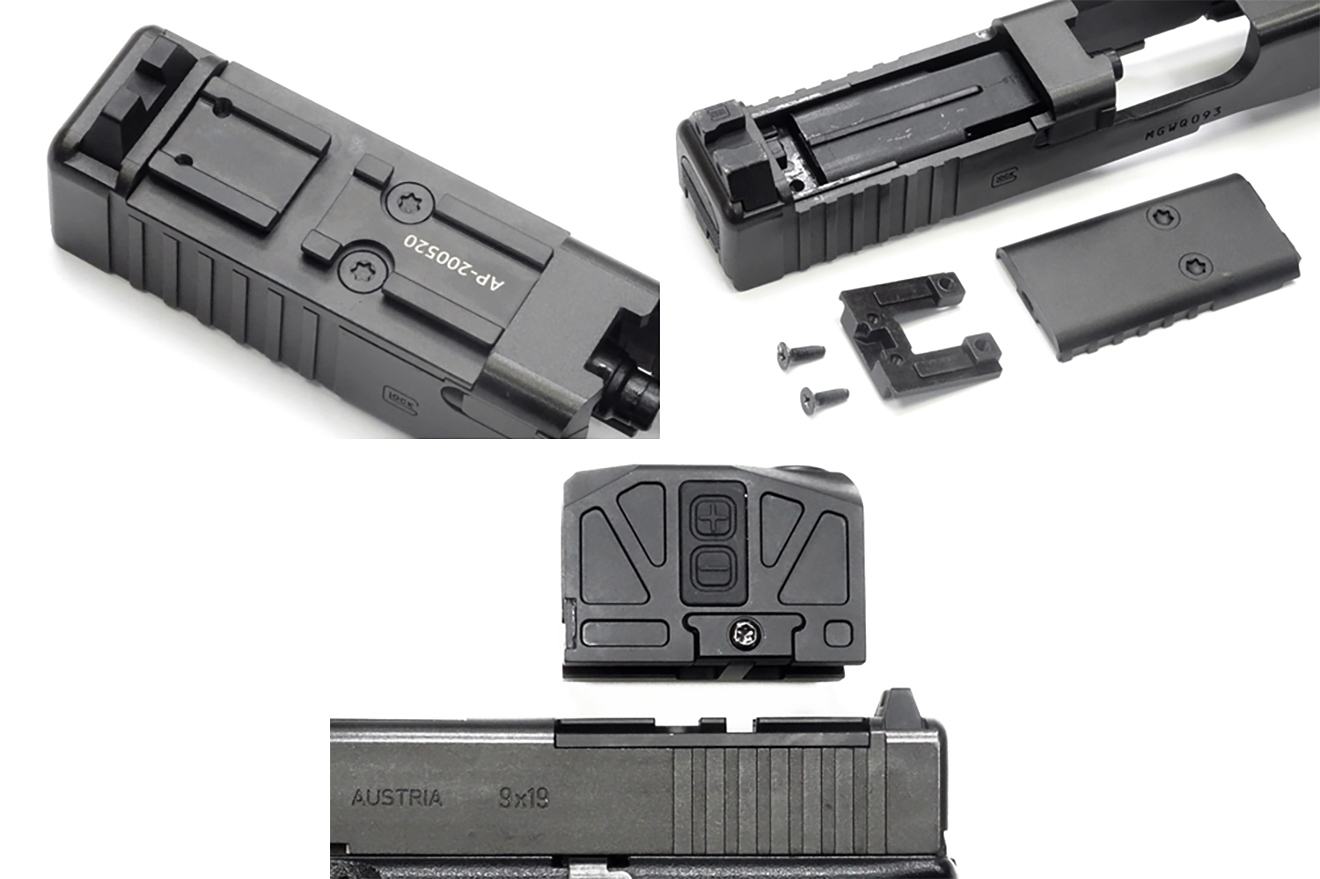 GUARDER スチールCNC オプティックマウント for マルイ G17 Gen5 MOS [適合：RMR / ACRO]