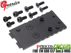 GUARDER スチールCNC オプティックマウント Delta Point[東京マルイ GBB G17 Gen.5用]