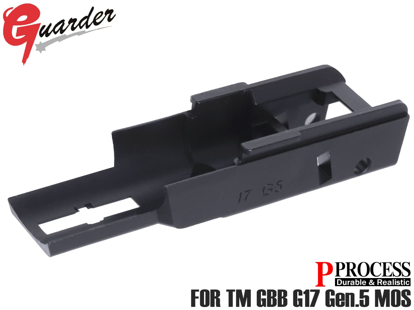 GUARDER スチール フロントシャーシ for マルイ G17 Gen5 MOS
