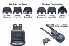 GUARDER アルミ ライトウェイト ノズルハウジング for 東京マルイ GBB GLOCKシリーズ [適合機種：G17・G22・G26・G34(Gen3) / G18C / G19（Gen3） / G17・G19(Gen4) / G17(Gen5)]