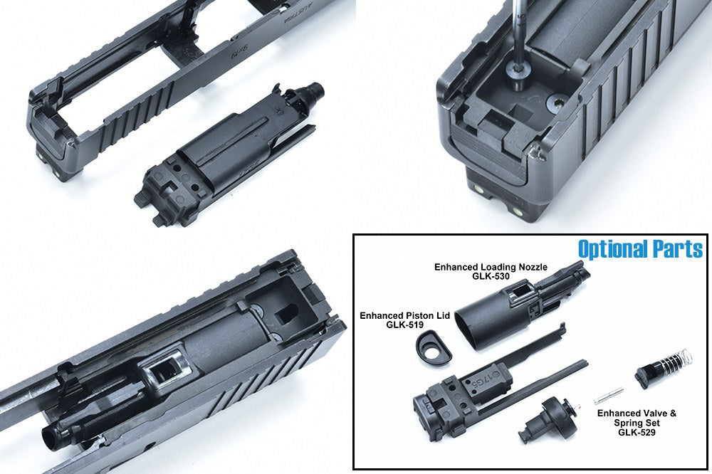 GUARDER アルミ ライトウェイト ノズルハウジング for 東京マルイ GBB GLOCKシリーズ [適合機種：G17・G22・G26・G34(Gen3) / G18C / G19（Gen3） / G17・G19(Gen4) / G17(Gen5)]