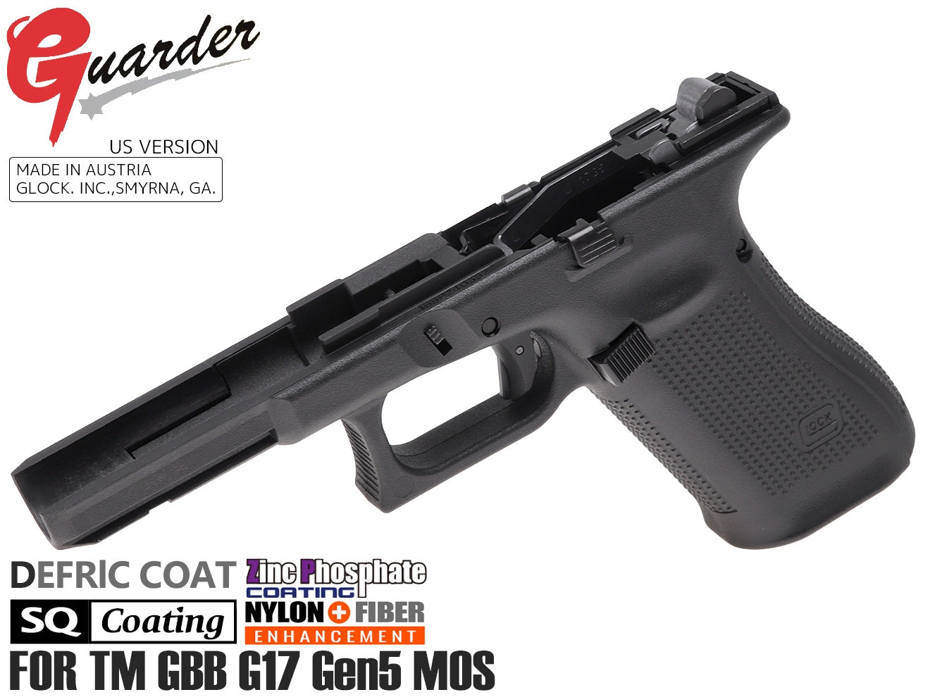 GUARDER G45 Gen.5 オリジナルフレーム US Ver for マルイ G17 Gen5