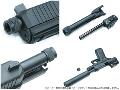 GUARDER G45 スチールCNC スレッドアウターバレル 14mmCCW[東京マルイ GBB G17 Gen.5用]