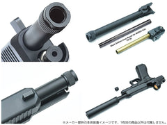 GUARDER G34 スチールCNC スレッドアウターバレル 14mmCCW [東京マルイ GBB G17Gen.5用]