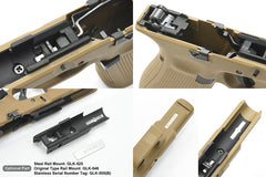 GUARDER G19 オリジナルフレーム US Ver[東京マルイ GBB G19 Gen5] [カラー：BK / FDE]