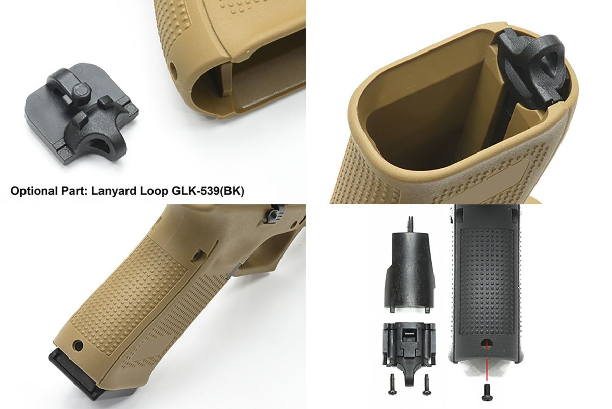 GUARDER G19 オリジナルフレーム US Ver[東京マルイ GBB G19 Gen5] [カラー：BK / FDE]