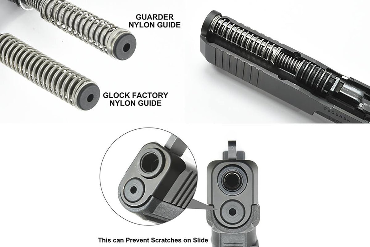 GUARDER ナイロン リコイルスプリングガイドセット w/強化スプリング 2way 東京マルイ GLOCK Gen5用 [適合機種：G17 Gen5 / G19 Gen5]