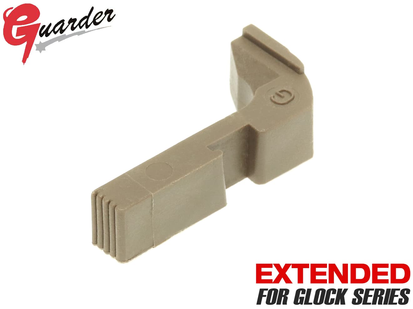GUARDER エクステンデッドマガジンリリース 東京マルイ / KJ GBB GLOCK用 [カラー：ブラック / FDE / ピンク / REB]