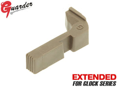 GUARDER エクステンデッドマガジンリリース 東京マルイ / KJ GBB GLOCK用 [カラー：ブラック / FDE / ピンク / REB]