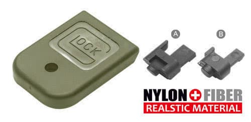 GUARDER スタンダード マガジンベース GBB GLOCK用 [カラー：ブラック / OD / ピンク / REB / TAN]