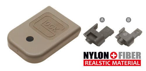 GUARDER スタンダード マガジンベース GBB GLOCK用 [カラー：ブラック / OD / ピンク / REB / TAN]