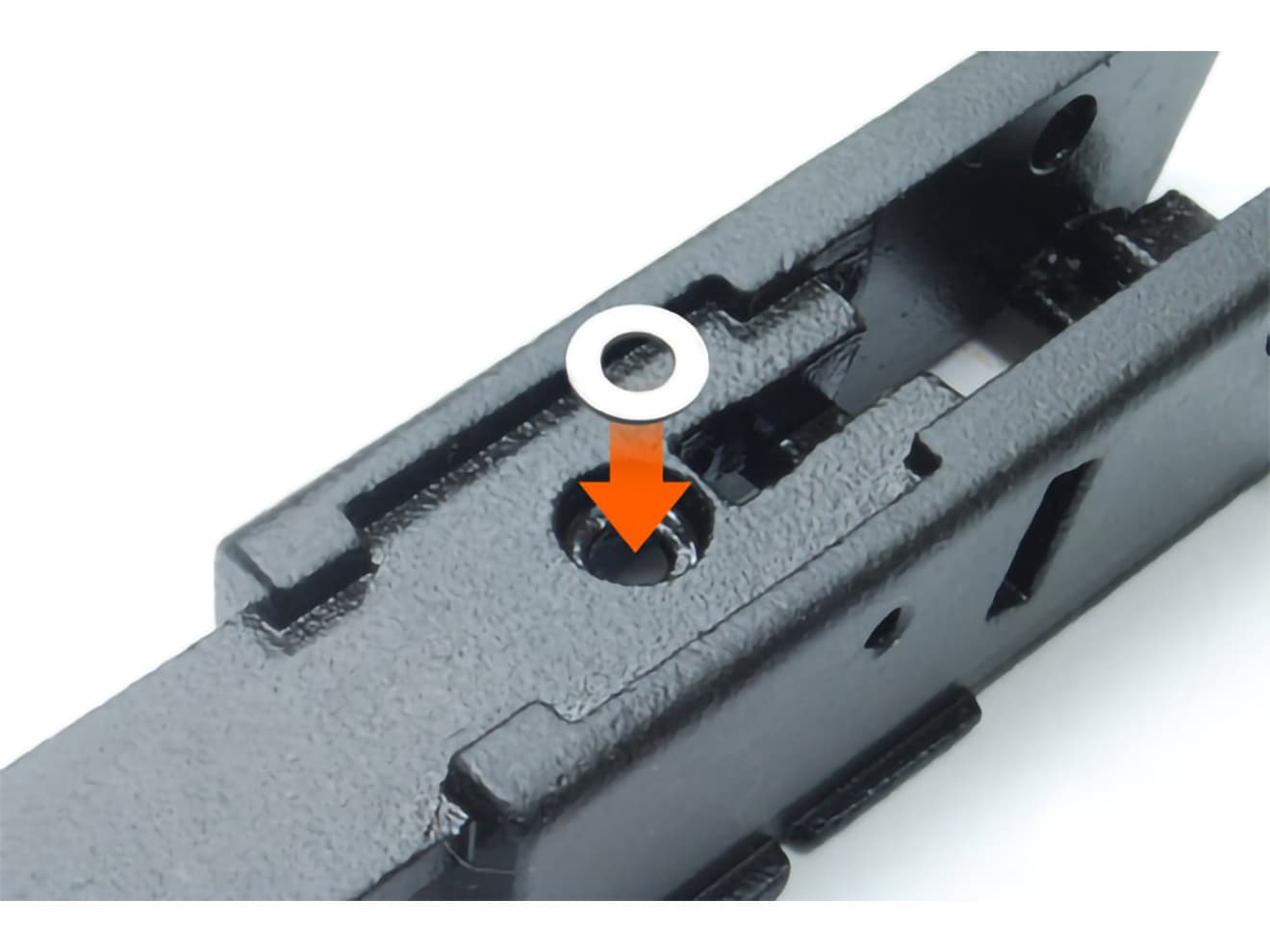 GUARDER 強化スチールシャーシ 東京マルイ GBB GLOCKシリーズ [適合機種：G17用 / G26用]