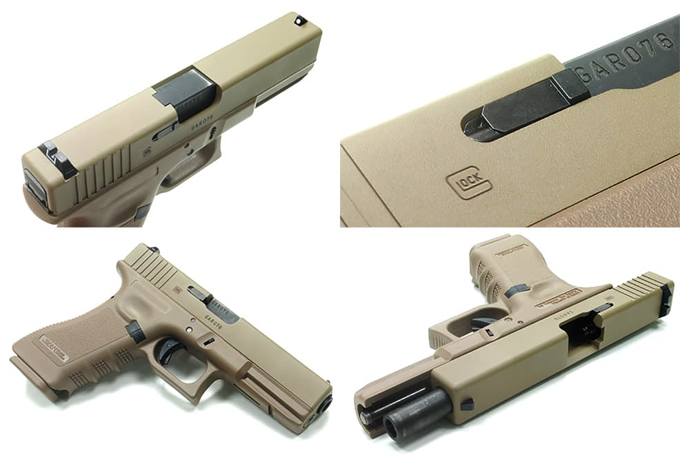 GUARDER NC アルミスライド 東京マルイ GLOCK G17用 [カラー：ブラック / シルバー / Cerakote FDE]