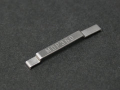 GUARDER ステンレスシリアルナンバータグ 東京マルイ GBB GLOCK用 マーキング[マーキング：G17 / プレーン / G18C / G19 / G23 / FBI]