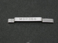 GUARDER ステンレスシリアルナンバータグ 東京マルイ GBB GLOCK用 マーキング[マーキング：G17 / プレーン / G18C / G19 / G23 / FBI]