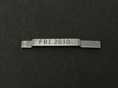 GUARDER ステンレスシリアルナンバータグ 東京マルイ GBB GLOCK用 マーキング[マーキング：G17 / プレーン / G18C / G19 / G23 / FBI]