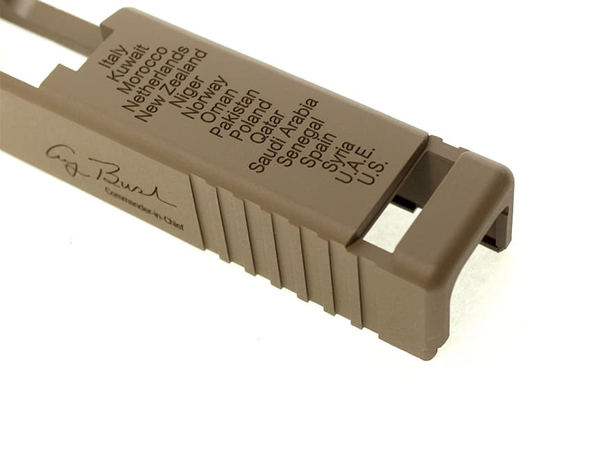 GUARDER デザートストーム アルミスライド 東京マルイ GBB G17用 [カラー：ブラック / シルバー / Cerakote FDE]