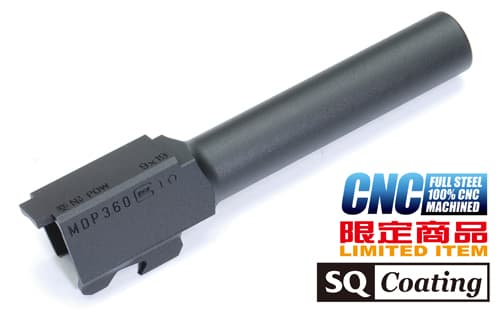 GUARDER G19 CNC メタルアウターバレル KJ GBB G19用 [素材：スチール / ステンレス]