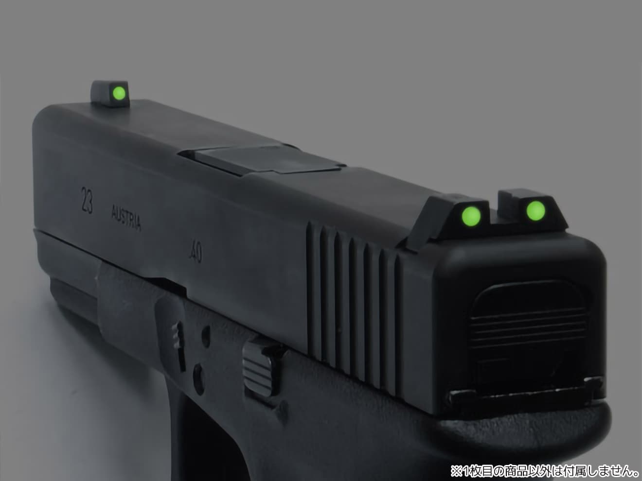 GUARDER スチールナイトサイト 東京マルイ GBB G26[ドットカラー：グリーン / ホワイト]