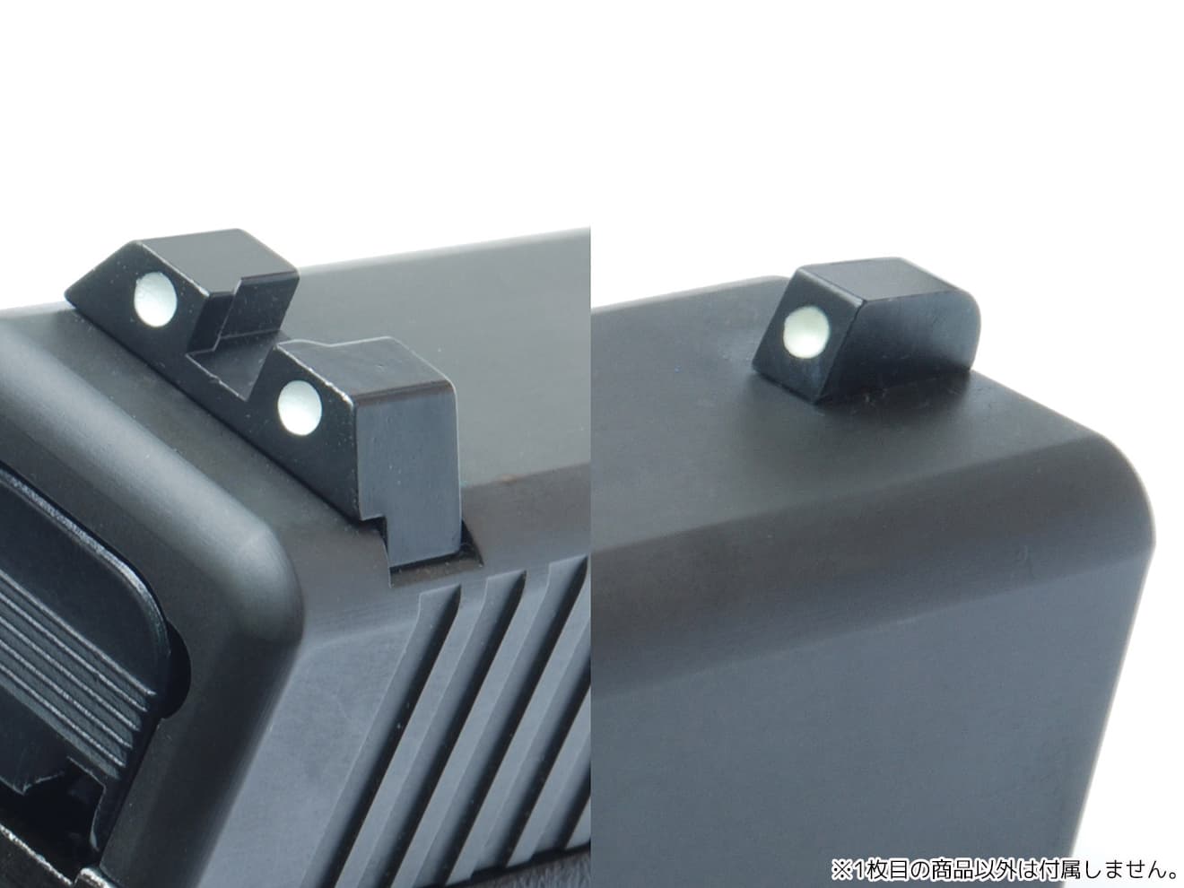 GUARDER スチールナイトサイト 東京マルイ GBB G26[ドットカラー：グリーン / ホワイト]