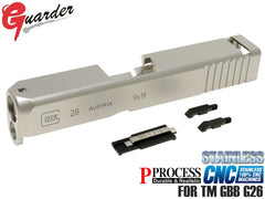 GUARDER CNC スライドキット for マルイ G26 [材質：スチール / ステンレス]