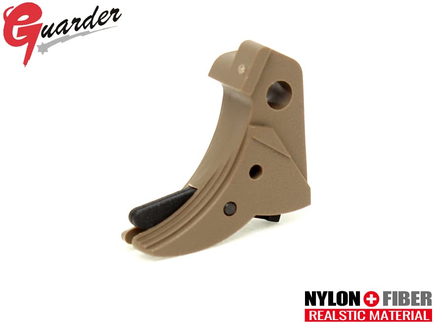 GUARDER リッジトリガー 東京マルイ GBB GLOCKシリーズ [カラー：ブラック / ブラック・レッド / OD / ピンク / REB / TAN]