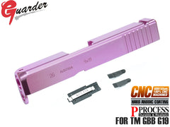 GUARDER アルミCNC スライド for マルイ G26 [カラー：ブラック / ピンク]