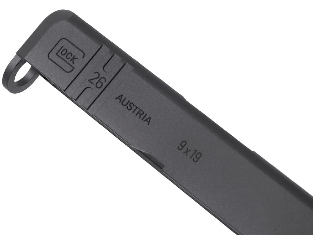 GUARDER アルミCNC カスタムスライド for マルイ G26 [カラー：BK