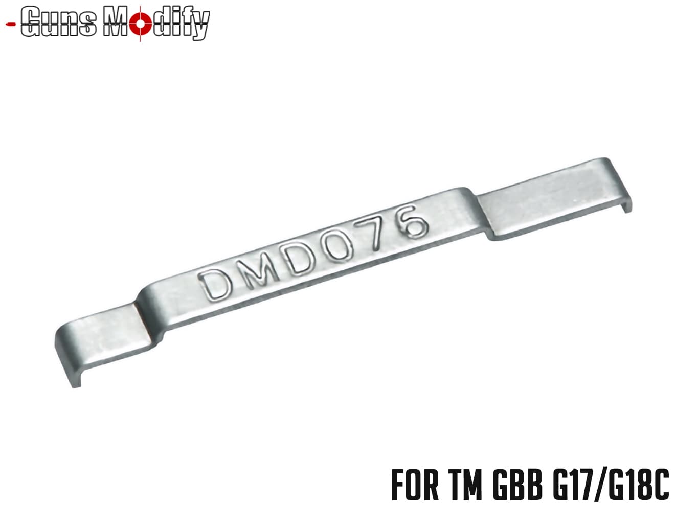 Guns Modify ステンレスシリアルナンバータグ 東京マルイ GBB グロック [マーキング：G17(DMD076) / G18C(ESR315) ]