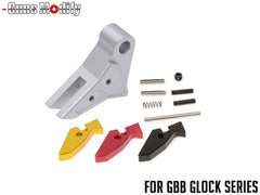 Guns Modify GLOCK SAIスタイル アジャスタブルトリガー フラットフェイス [カラー：ブラック / シルバー]