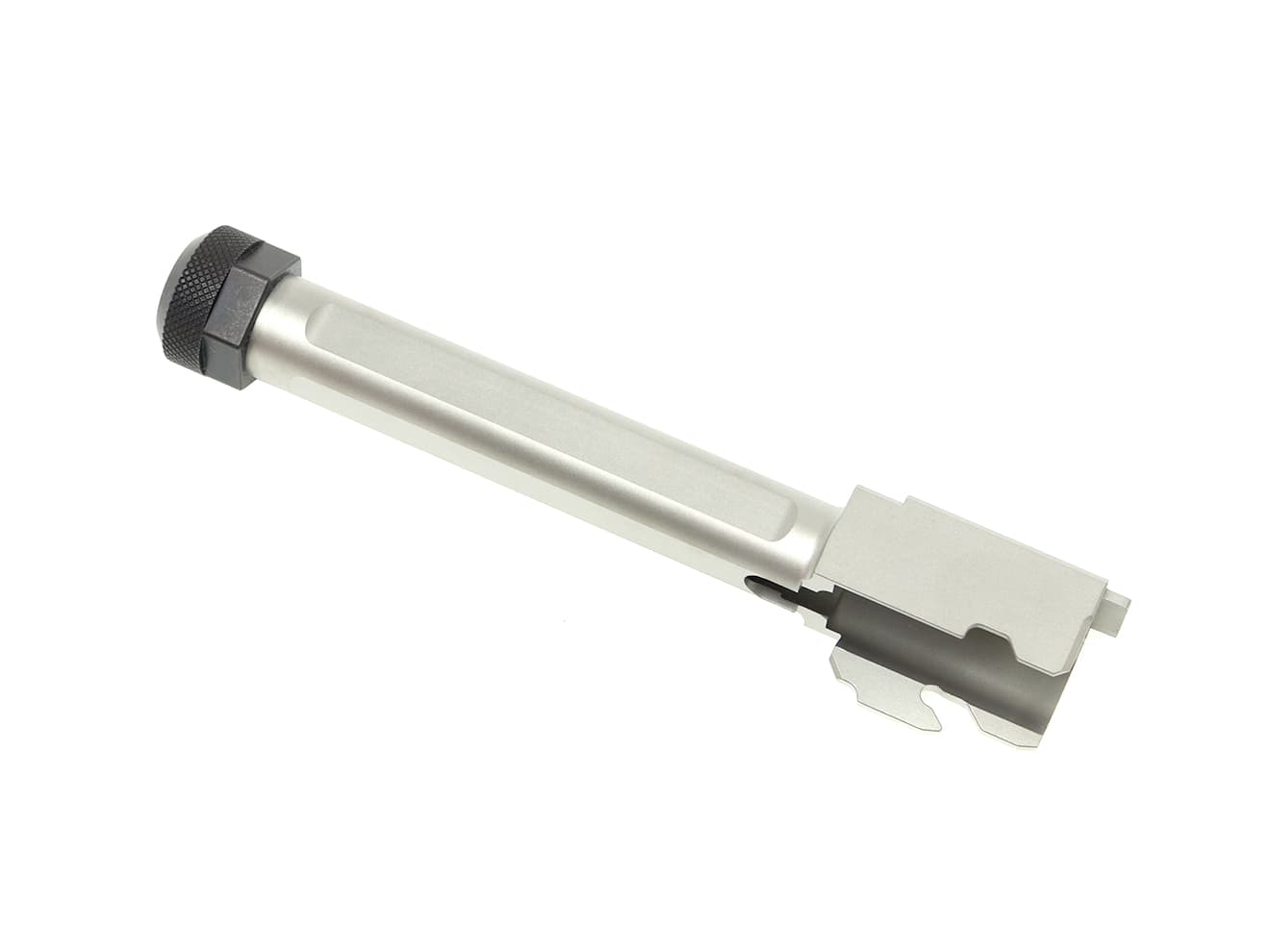 Guns Modify G17 / G18C SA ボックスフルート ステンレスCNC スレッドアウターバレル / インナーバレルSET 東京マルイ GBB G17 / G18C / G22 [バレルカラー：TiNゴールド / TiCNブラック / シルバー]