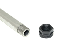 Guns Modify G17 / G18C SA ボックスフルート ステンレスCNC スレッドアウターバレル / インナーバレルSET 東京マルイ GBB G17 / G18C / G22 [バレルカラー：TiNゴールド / TiCNブラック / シルバー]