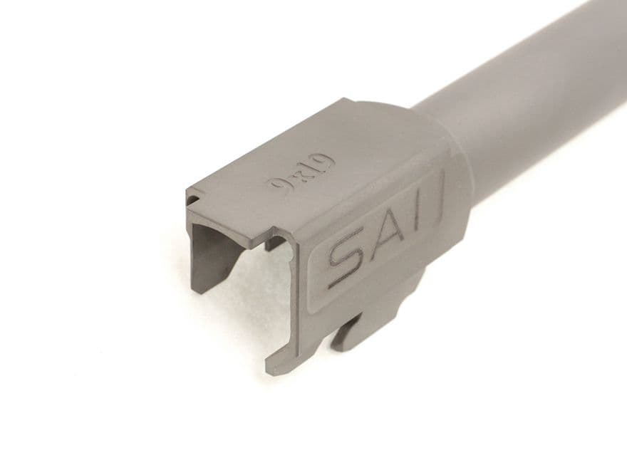 Guns Modify G17 / G18C SA ステンレスCNC スレッドアウターバレル / インナーセット 東京マルイ GBB G17 / G18C / G22 [バレルカラー：TiNゴールド / グレイ]