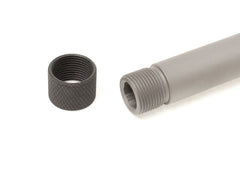 Guns Modify G17 / G18C SA ステンレスCNC スレッドアウターバレル / インナーセット 東京マルイ GBB G17 / G18C / G22 [バレルカラー：TiNゴールド / グレイ]