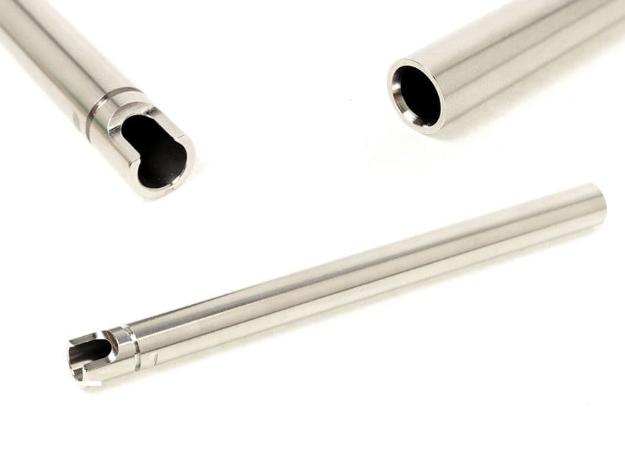 Guns Modify G17 / G18C SA ステンレスCNC スレッドアウターバレル / インナーセット 東京マルイ GBB G17 / G18C / G22 [バレルカラー：TiNゴールド / グレイ]