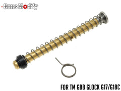 Guns Modify 125%リコイルスプリング+メタルガイド & ハンマースプリング 東京マルイ GBB G17 / G18C / G22 [ガイド素材：スチール / ステンレス / ステンレスTiN]