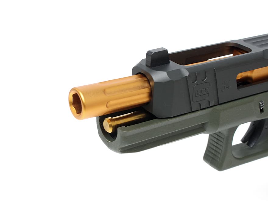 Guns Modify 125%リコイルスプリング+メタルガイド & ハンマースプリング 東京マルイ GBB G17 / G18C / G22 [ガイド素材：スチール / ステンレス / ステンレスTiN]