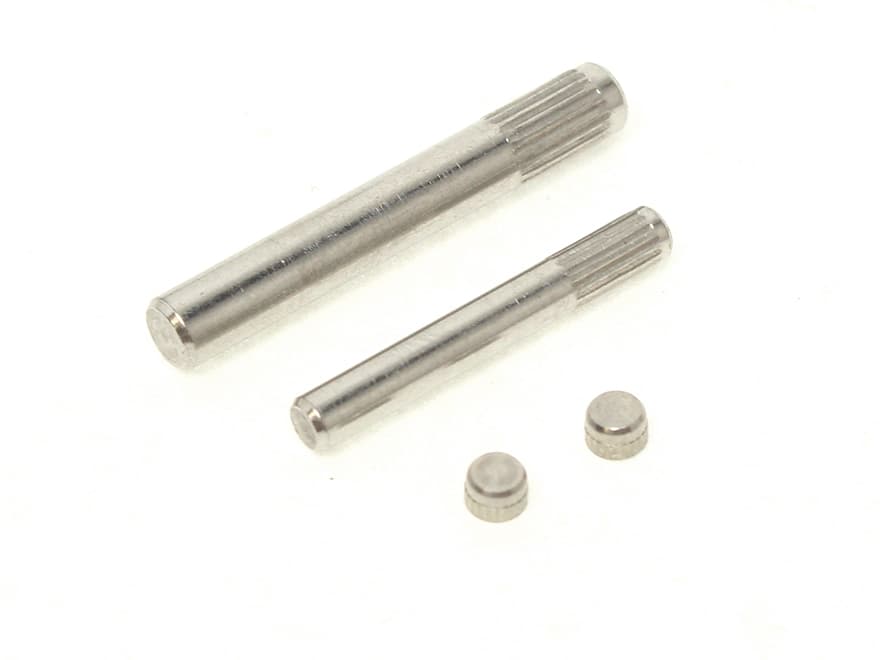 Guns Modify GLOCKシリーズ ステンレス フレームピンSET 東京マルイ GBB G17 / G18C / G22 / G34 [カラー：ブラック / シルバー / TiNゴールド]