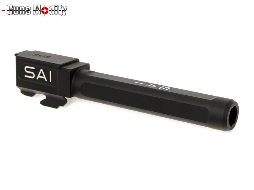 Guns Modify G17 / G18C SA ボックスフルート アウターバレル アルミCNC 東京マルイ GBB G17 / G18C / G22 [バレルカラー：ゴールド / ブラック / シルバー]