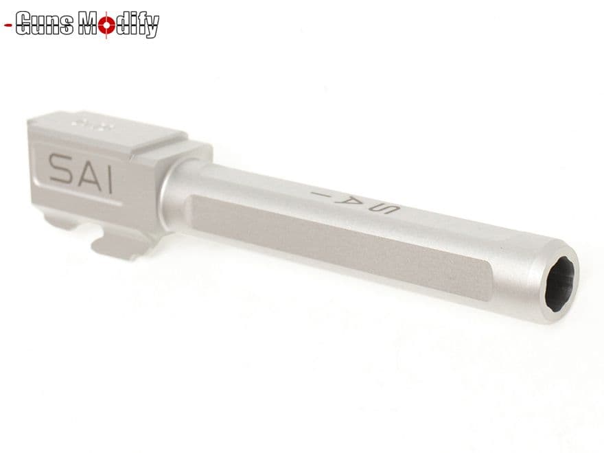 Guns Modify G17 / G18C SA ボックスフルート アウターバレル アルミCNC 東京マルイ GBB G17 / G18C / G22 [バレルカラー：ゴールド / ブラック / シルバー]