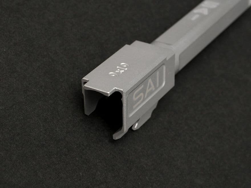 Guns Modify G17 / G18C SA ボックスフルート アウターバレル アルミCNC 東京マルイ GBB G17 / G18C / G22 [バレルカラー：ゴールド / ブラック / シルバー]