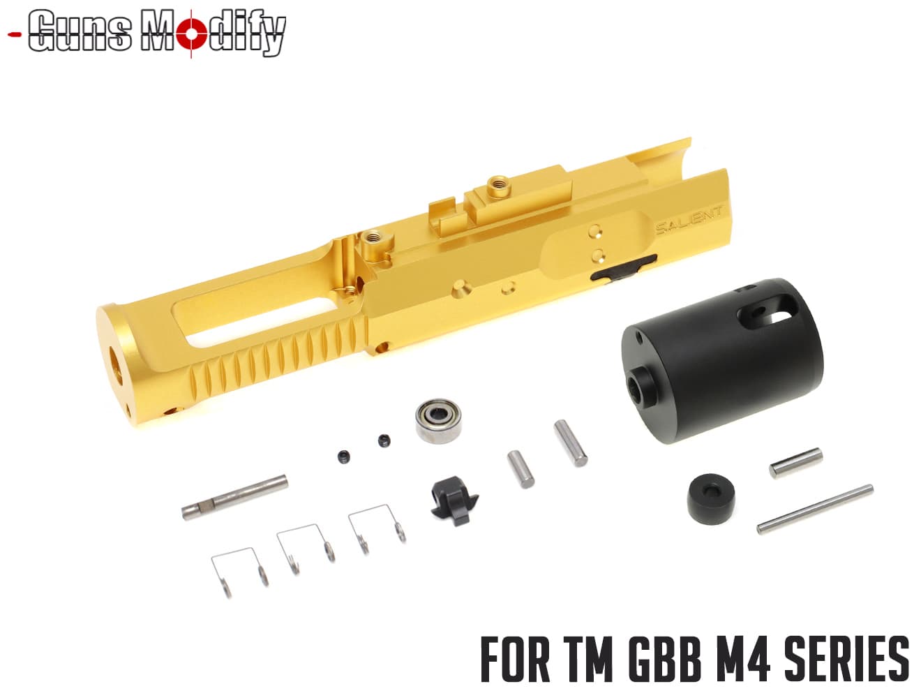 Guns Modify A7003T6 CNC ZERO スピードボルトキャリア 東京マルイ GBB M4シリーズ [カラー：ブラック / シルバー / ゴールド / ブルー / レッド]