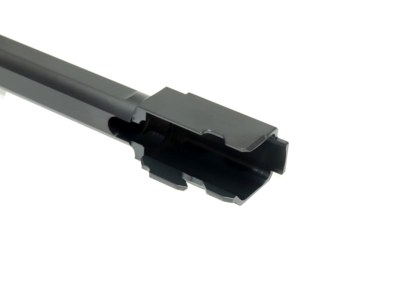 Guns Modify G17 / G18C SA ボックスフルート ステンレスCNC スレッドアウターバレル / インナーバレルSET 東京マルイ GBB G17 / G18C / G22 [バレルカラー：TiNゴールド / TiCNブラック / シルバー]