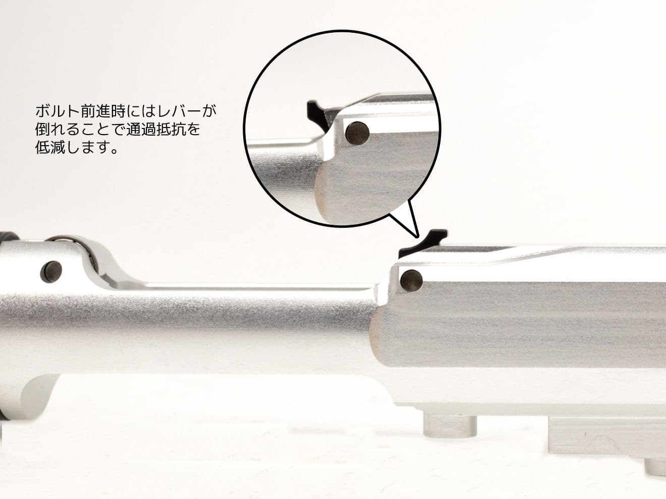 Guns Modify A7003T6 CNC ZERO スピードボルトキャリア 東京マルイ GBB M4シリーズ [カラー：ブラック / シルバー / ゴールド / ブルー / レッド]