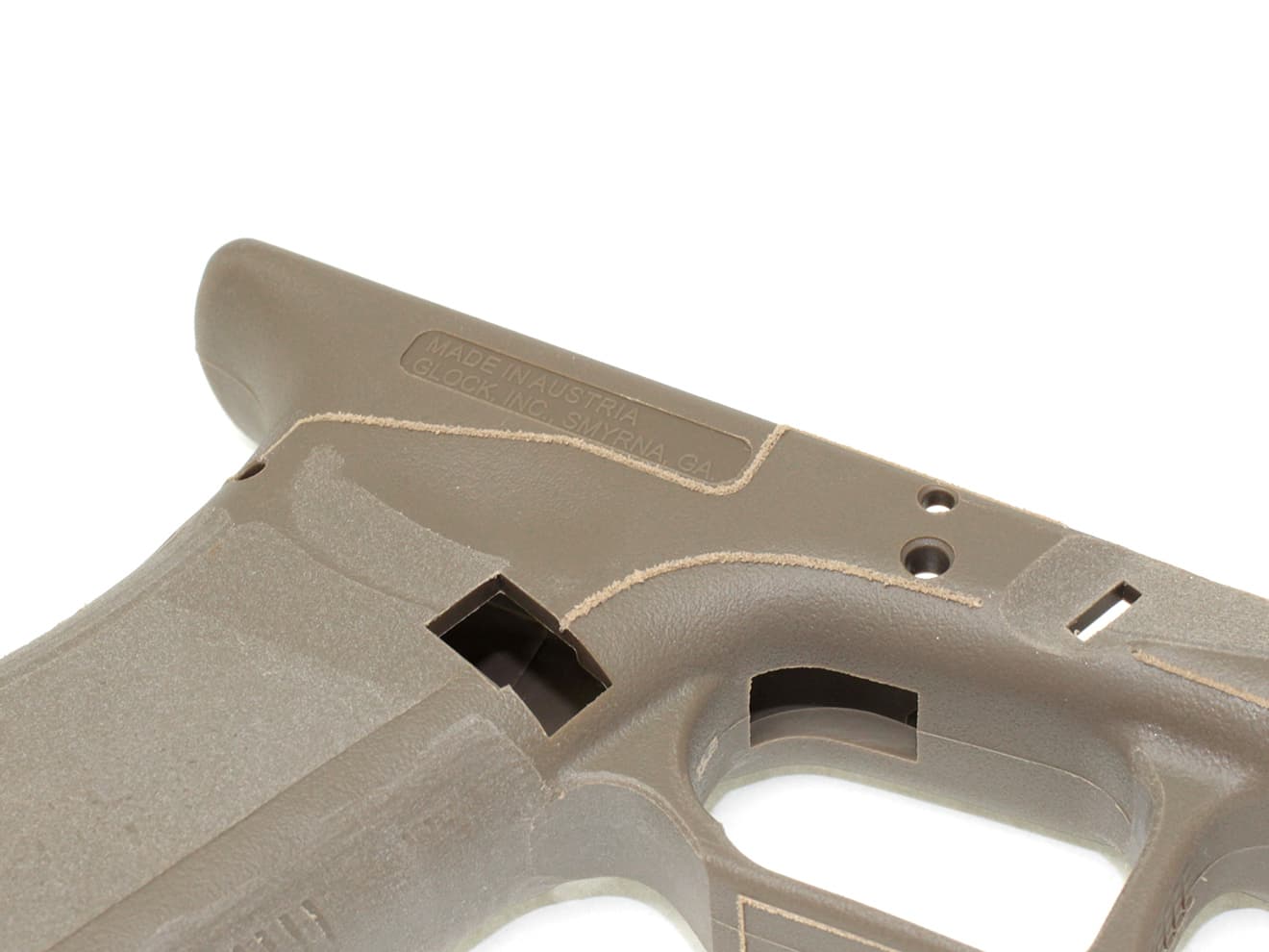 Guns Modify Gen3 ポリマー樹脂+ファイバー AGCスタイル CNC リダクションフレーム 東京マルイ GBB GLOCKシリーズ [カラー：ブラック / FDE / クリア]