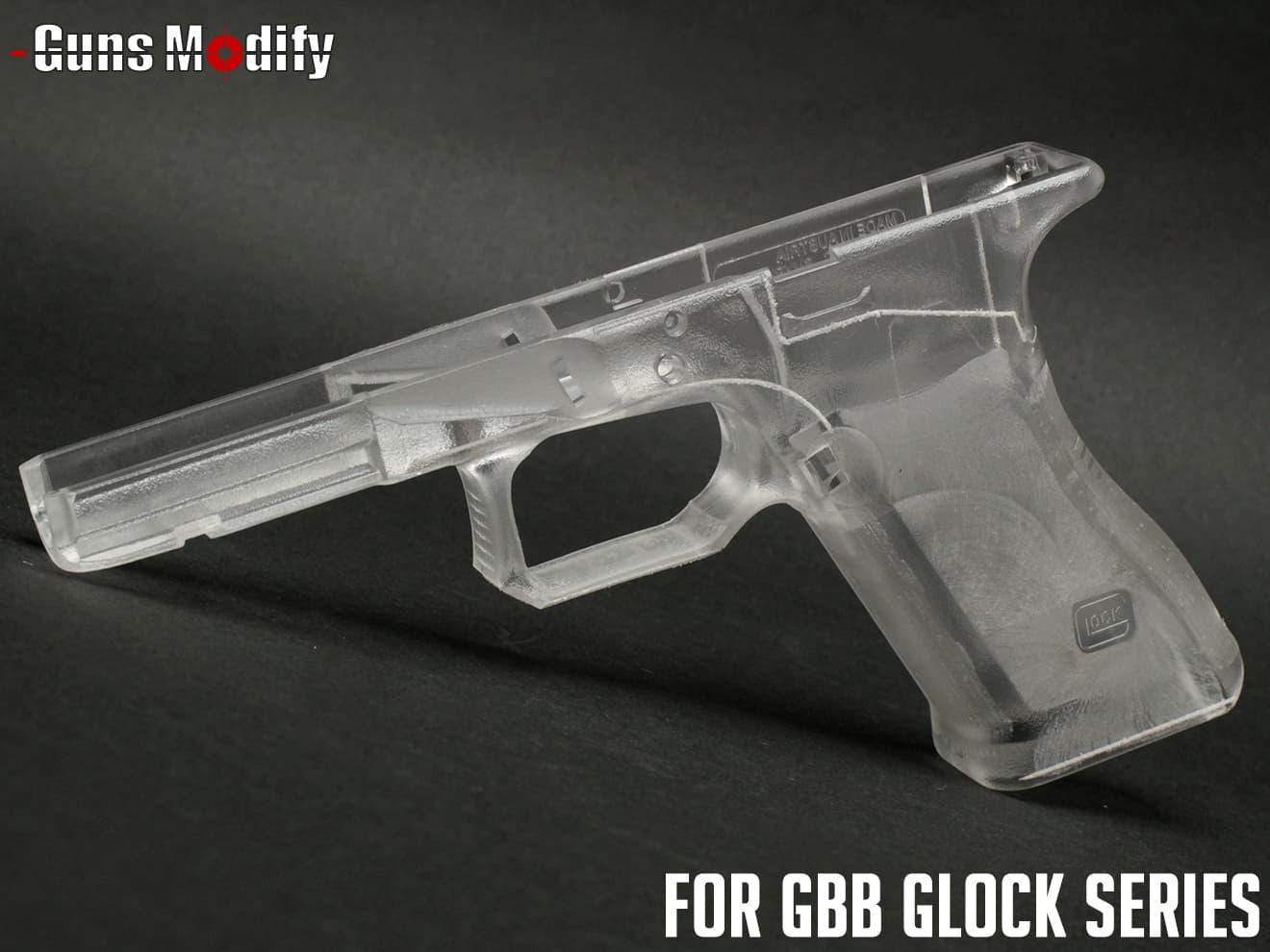 Guns Modify Gen3 ポリマー樹脂+ファイバー AGCスタイル CNC リダクションフレーム 東京マルイ GBB GLOCKシリーズ [カラー：ブラック / FDE / クリア]